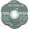 Pferd COMBICLICK CONTOUR Fiber Disc, 5'' Dia, 80 Grit, Ceramic oxide CO-COOL 40801 - alternate 4